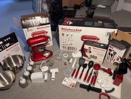 Kitchen Aid 25 Jahre Jubiläumsset Limited Edition Rot