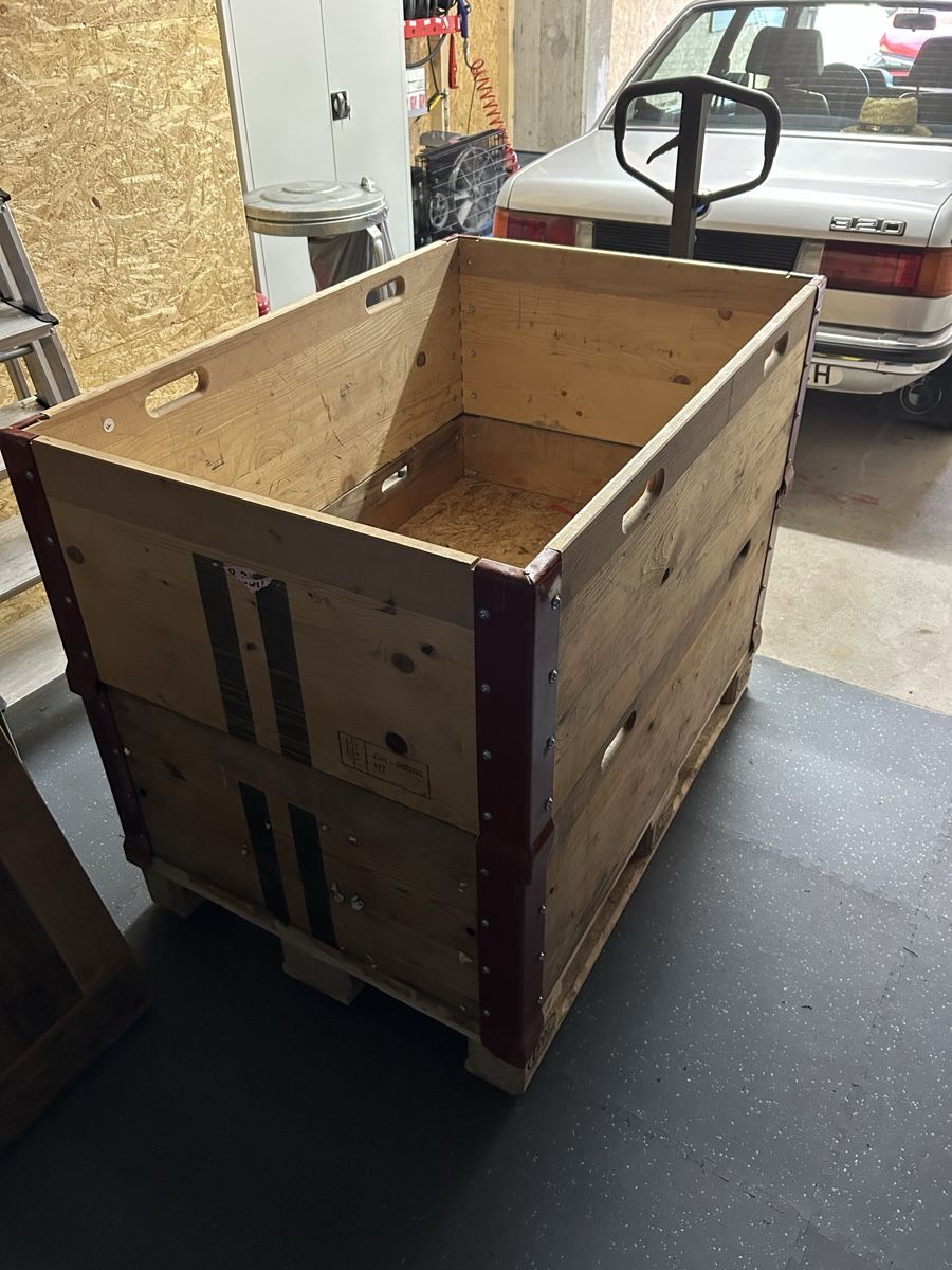 Pallets: Palette mit 2xSBB Rahmen, Deckel und Einsätze – Usato da Nürensdorf venduto da renato92 4