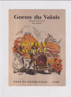 Etikette - Goron du Valais (Süssdruck) /bd