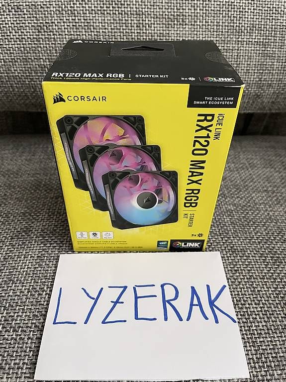 PCs: Corsair iCUE LINK RX120 MAX RGB – Neu und originalverpackt aus Cham von lyzerak