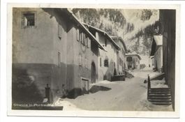 Pontresina (GR) Engadin - Dorfstrasse im Winter - 1928