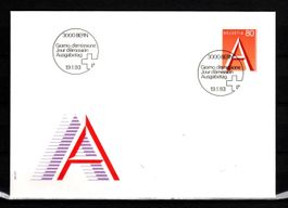1993 - FDC / Freimarken A- und B-Post - grosses A