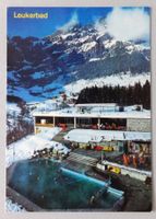 Leukerbad 1401 m, Thermal-Freiluftbäder im Winter