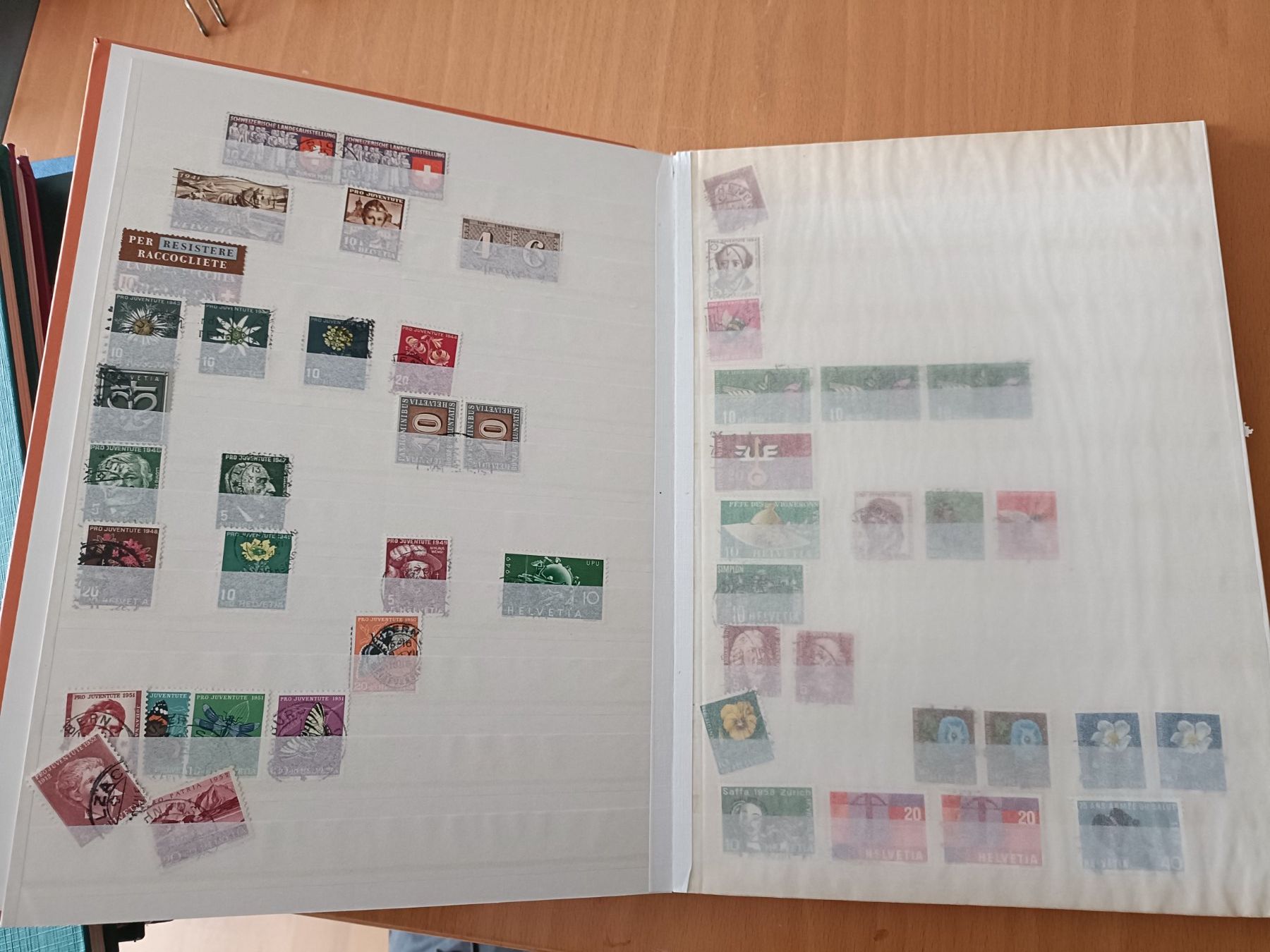 Alben: Briefmarken Sammlung – Gebraucht aus Luzern von tristan696 1