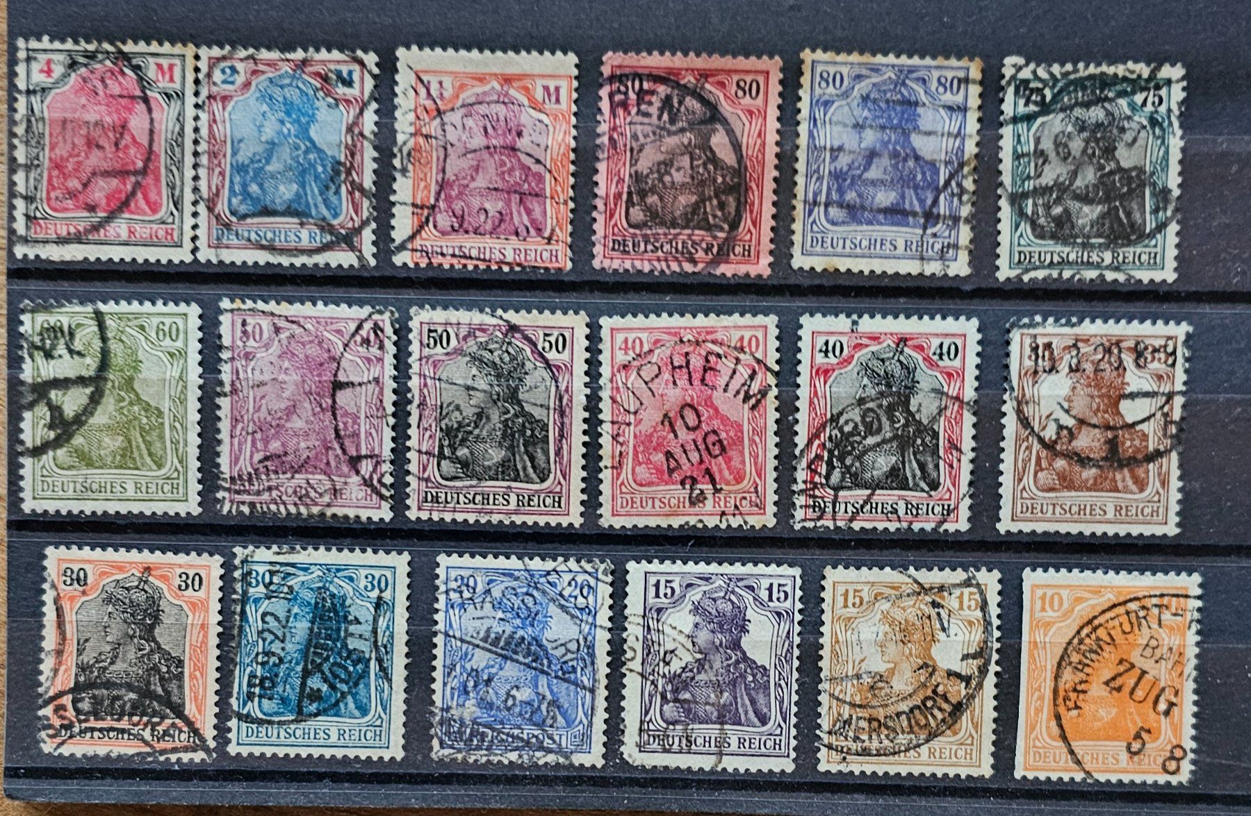 Tous les timbres: Dt.Reich -  Briefmarken – D'occasion à Les Valettes par Nuba1