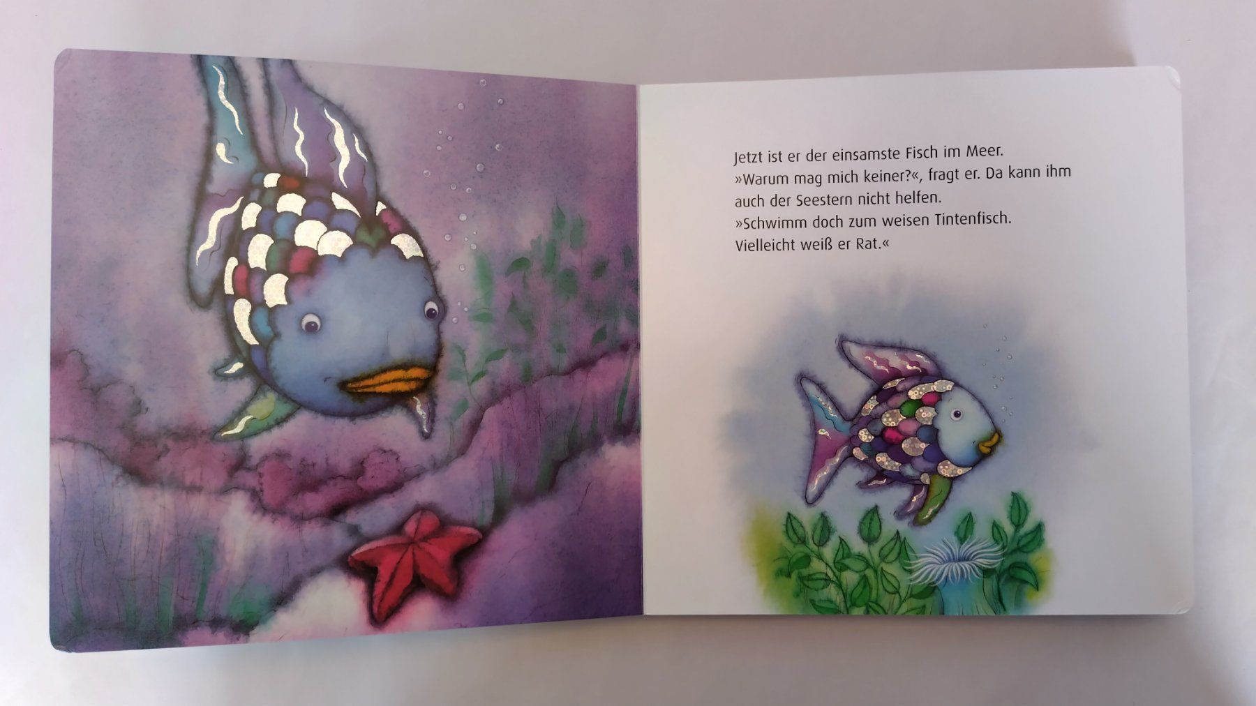 Bücher: Der Regenbogenfisch / Marcus Pfister / Bilderbuch kartoniert – Gebraucht aus Bellach von JingleJerry 3