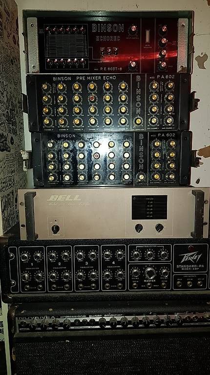 Egaliseurs: Binson Echorec P.E.603T-6 & Binson Pre Mixer Echo – D'occasion à Cazis par ramunrinsche