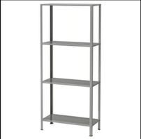 IKEA HYLLIS Regal / 4 Böden - verzinkt - 60x27x140 cm