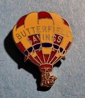 Ballon Pin Butterfield Savings
