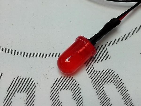 Componenti elettronici: LED 5mm verkabelt, 12V DC, rot – Nuovo (secondo la descrizione) da Luzern venduto da Salefactory 2
