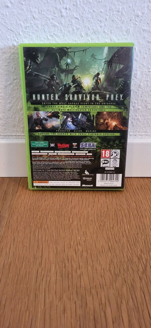 Microsoft Spiele: Xbox 360 - Aliens vs Predator – Gebraucht aus Münsingen von DigitaleSpielecke 1
