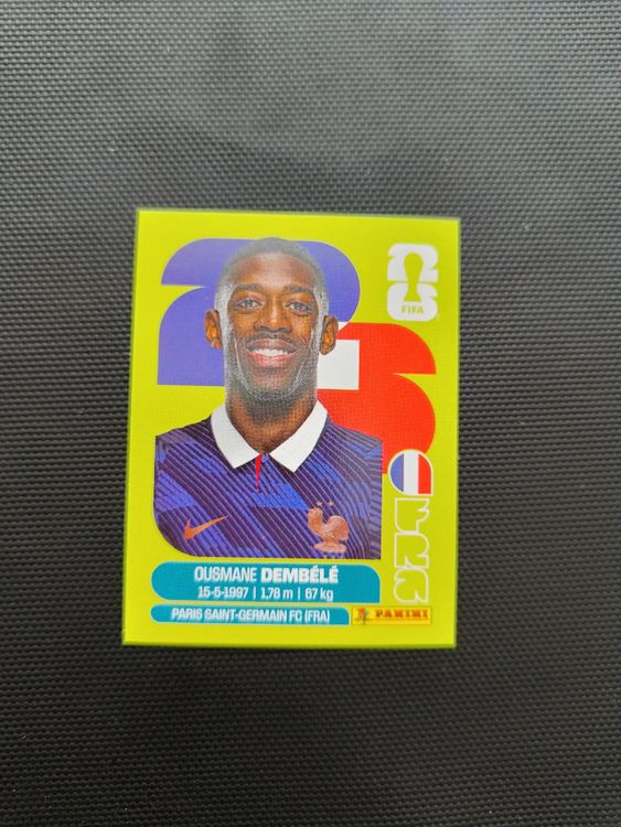 Panini Sticker 2026 - Ousmane Dembélé - Frankreich! (Neu (gemäss ...