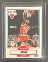 NBA Michael Jordan 1990-91 Fleer Card