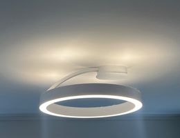 Deckenleuchte LED Ringform weiss gebraucht guter Zustand
