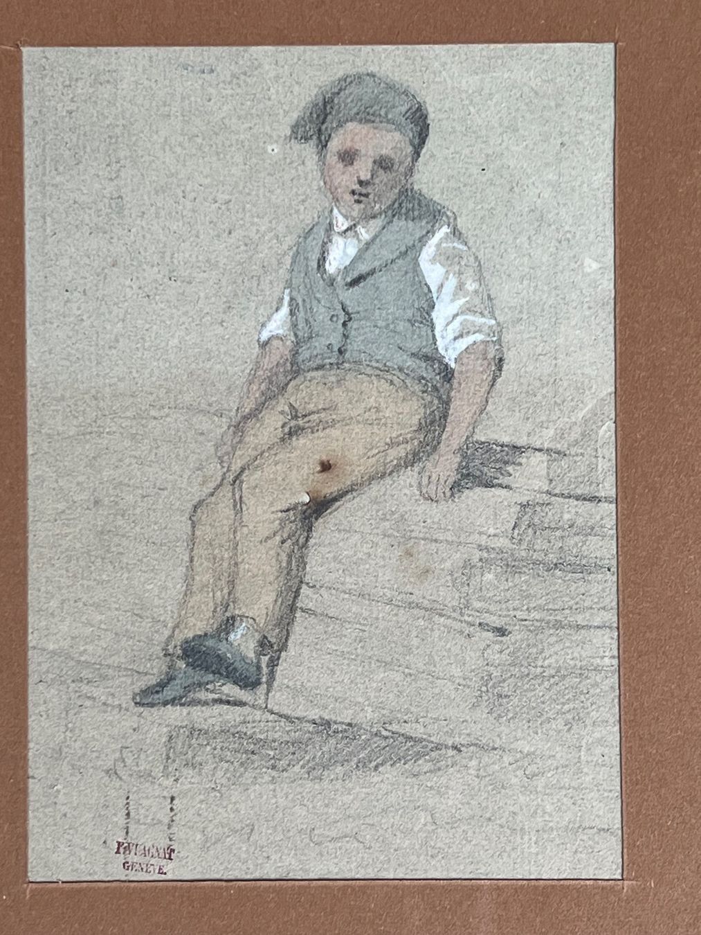 Dipinti: FRANÇOIS VUAGNAT 1826-1910 Schweizerisch, – Usato da Basel venduto da Kaffee_und_Kunst 2
