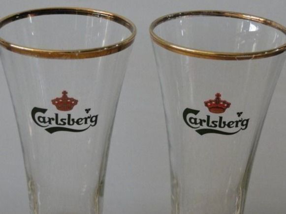 Verres: Vintage Carlsberg Biergläser 1990er – D'occasion à Emmenbrücke par Ulisse-22 2