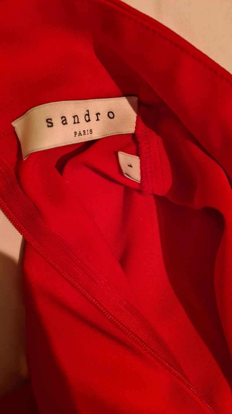 Sandro Camicette: Sandro Paris Rote Bluse, Grösse 1,Neuwertig – Usato da Zürich venduto da Isa0111 2