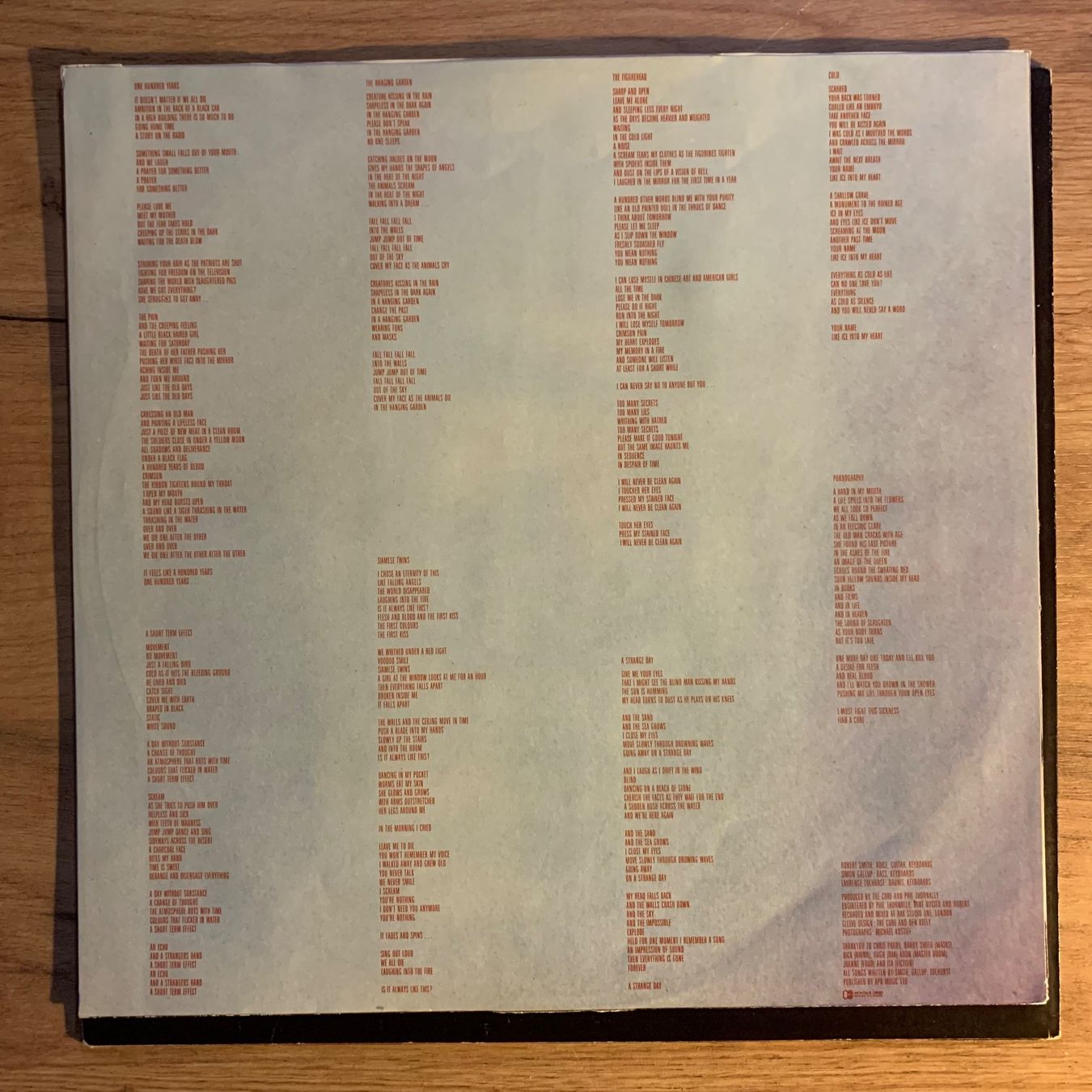 Dischi in vinile: THE CURE - PORNOGRAPHY...OG FR 1982...VG/VG+ – Usato da Gals venduto da Diskopatshop 2