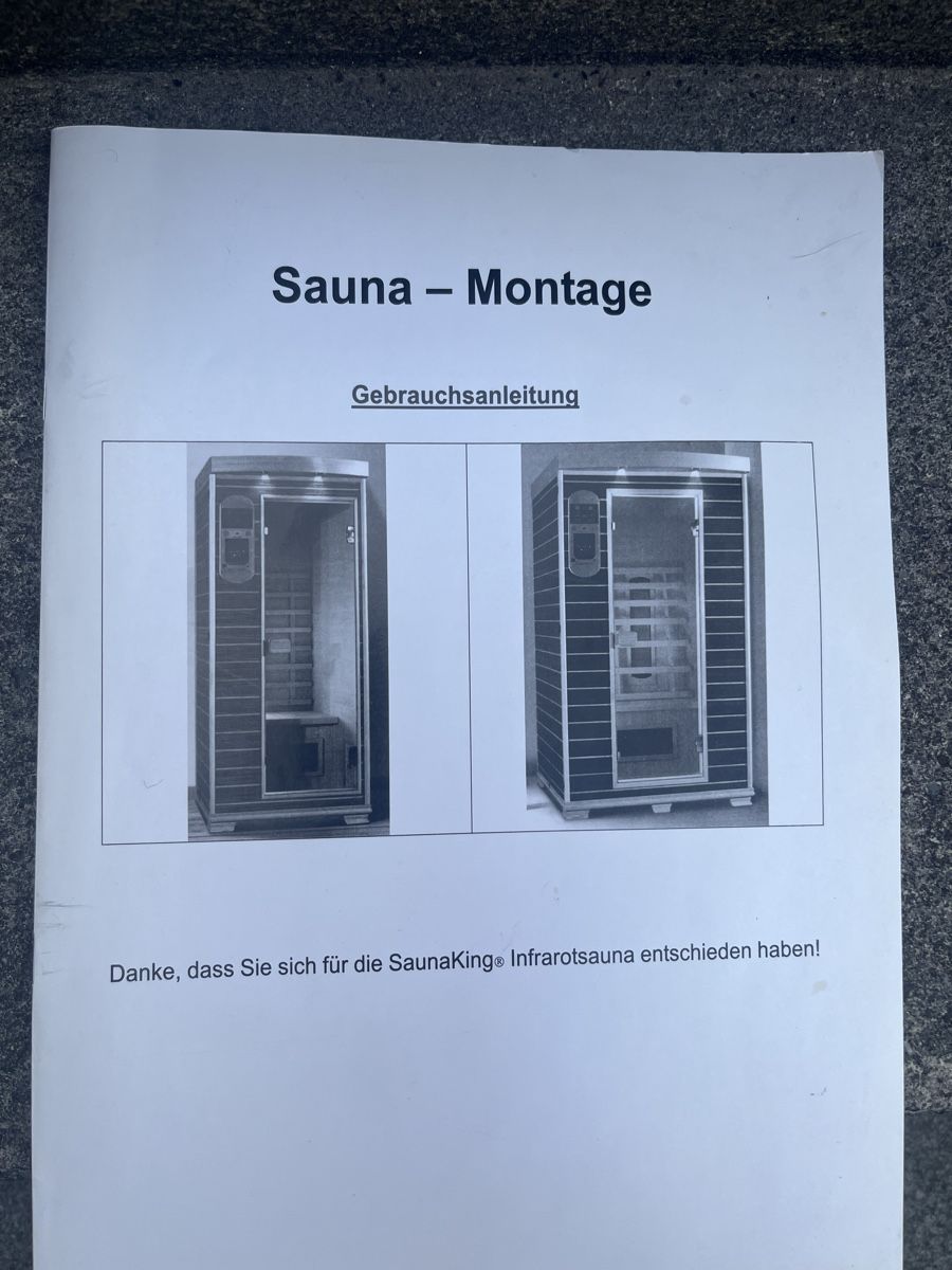 Sauna & Zubehör: Infrarotkabine – Gebraucht aus Hinwil von F-DS 2