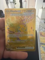 Carta Pokémon Pikachu ex 179/191 Teracristal dorata