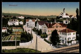 AK Männedorf, Panoramablick aus der Vogelschau