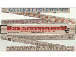 Erfindungszollstock Doppelmeter Technik
