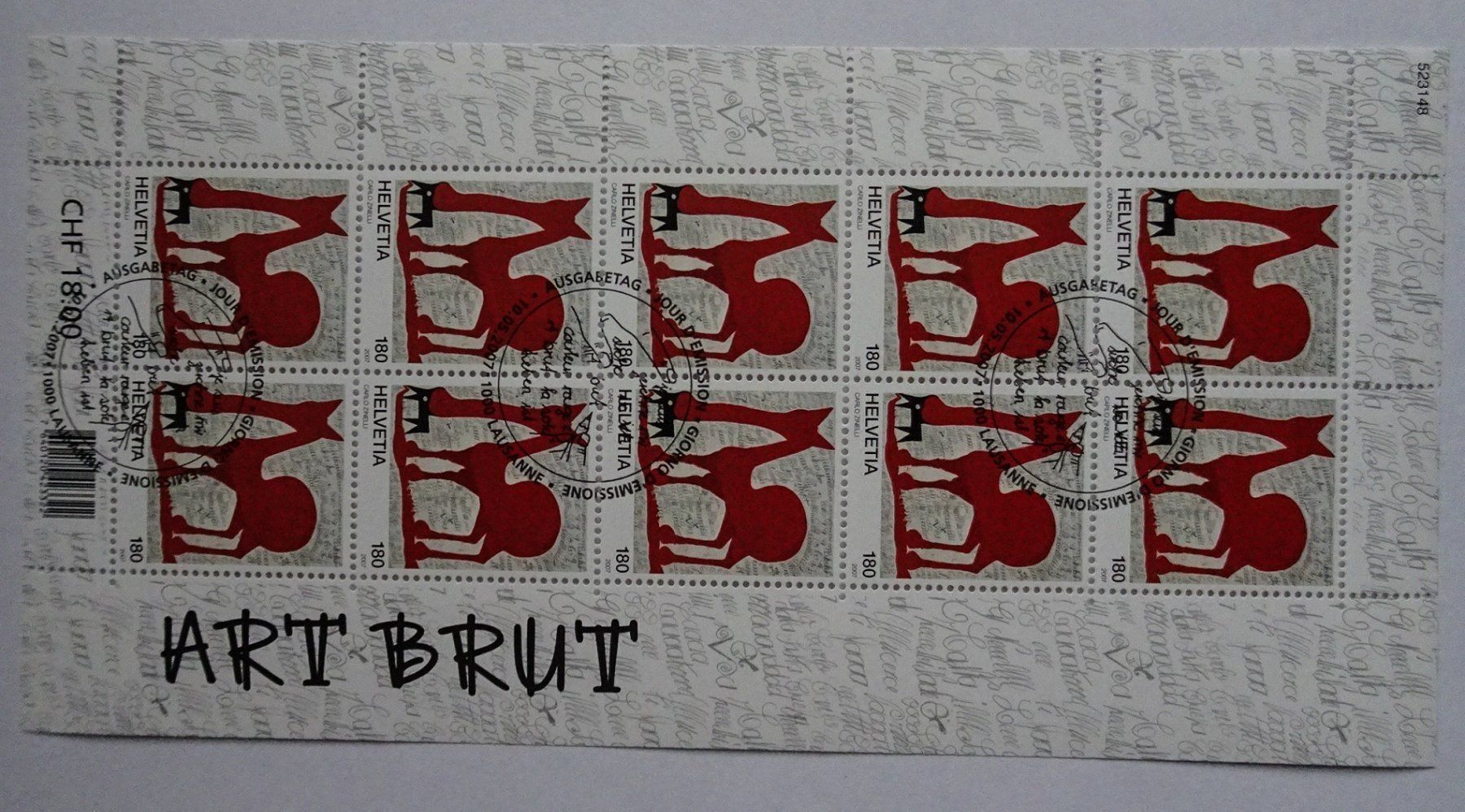 Tous les timbres: 2007 – Neuf (Voir description) à Aadorf par Chnorli-Furz