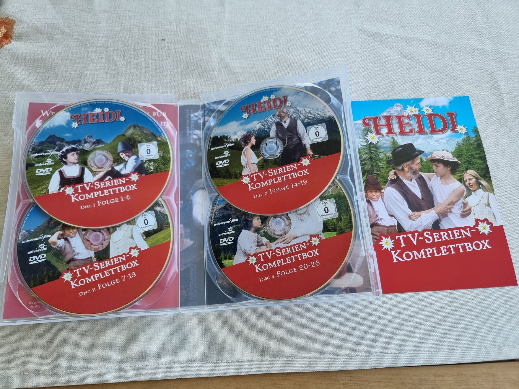 Tutti i DVDs: Heidi TV-Serien-Komplettbox DVD – Usato da Winterthur venduto da Christinakim 2