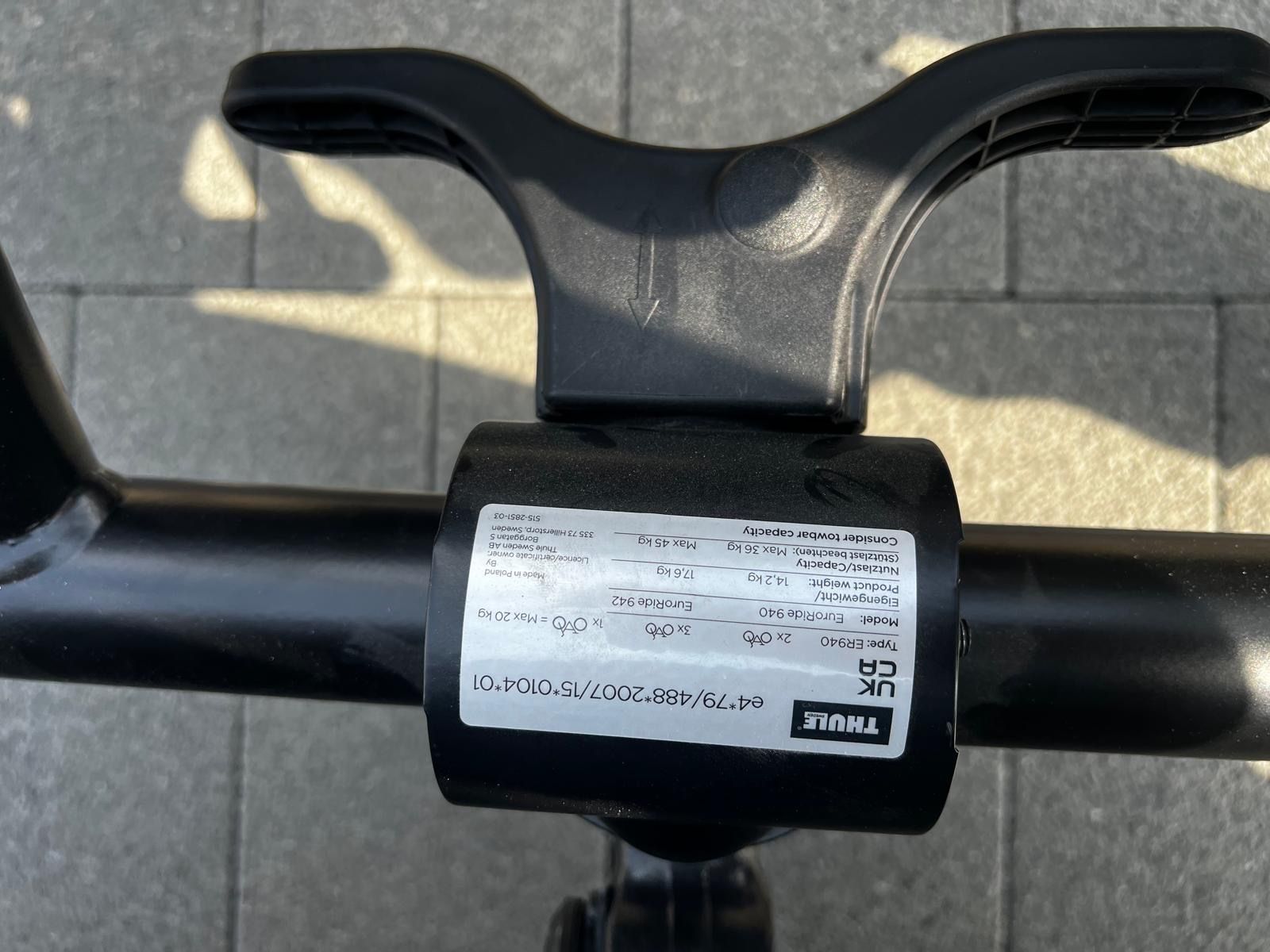 Travi: Porte-vélos Thule pliable bon état – Nuovo (secondo la descrizione) da Champagne venduto da Bibi_1424 1
