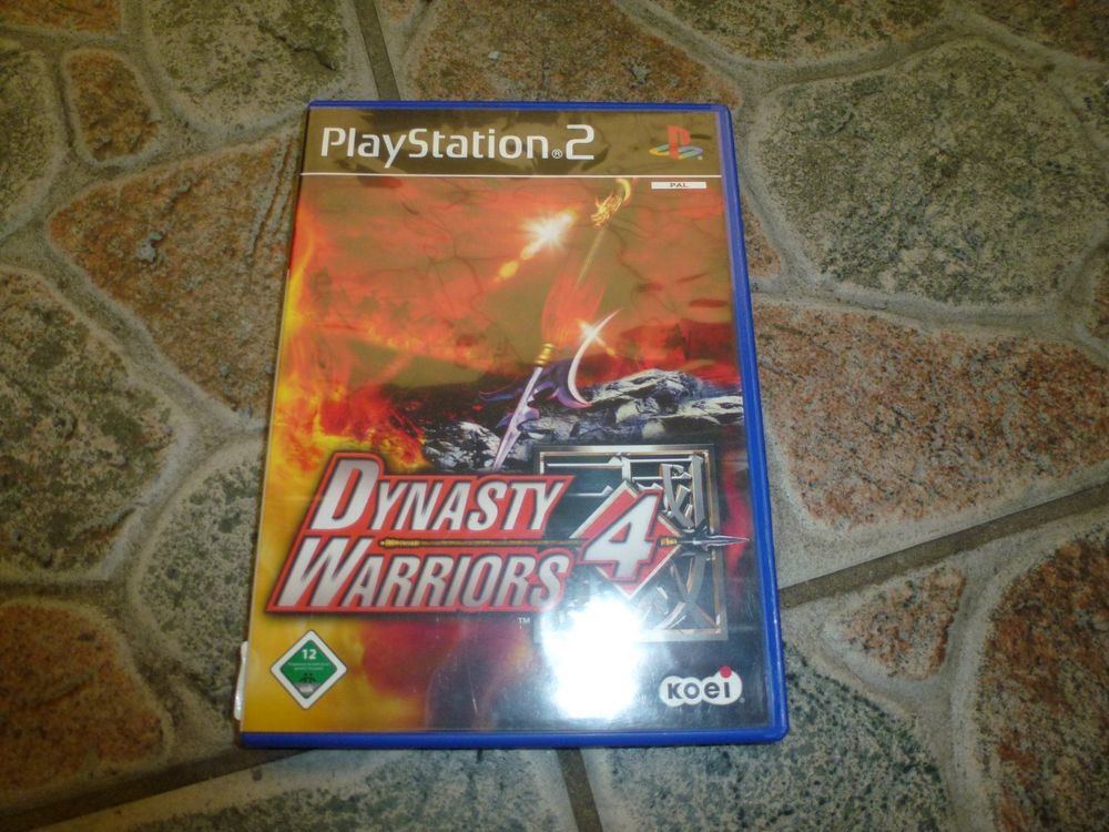 Boîte Vide PlayStation 2 Pour Dynasty Warriors 4 - En Très Bon état, Collection Rétro