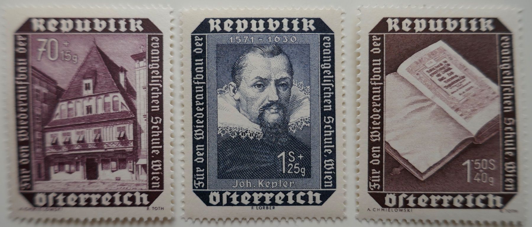 Alle Briefmarken: Kleinlot Österreich postfrisch** 1952/53 – Neu (gemäss Beschreibung) aus Möhlin von PHILABARTIS 1