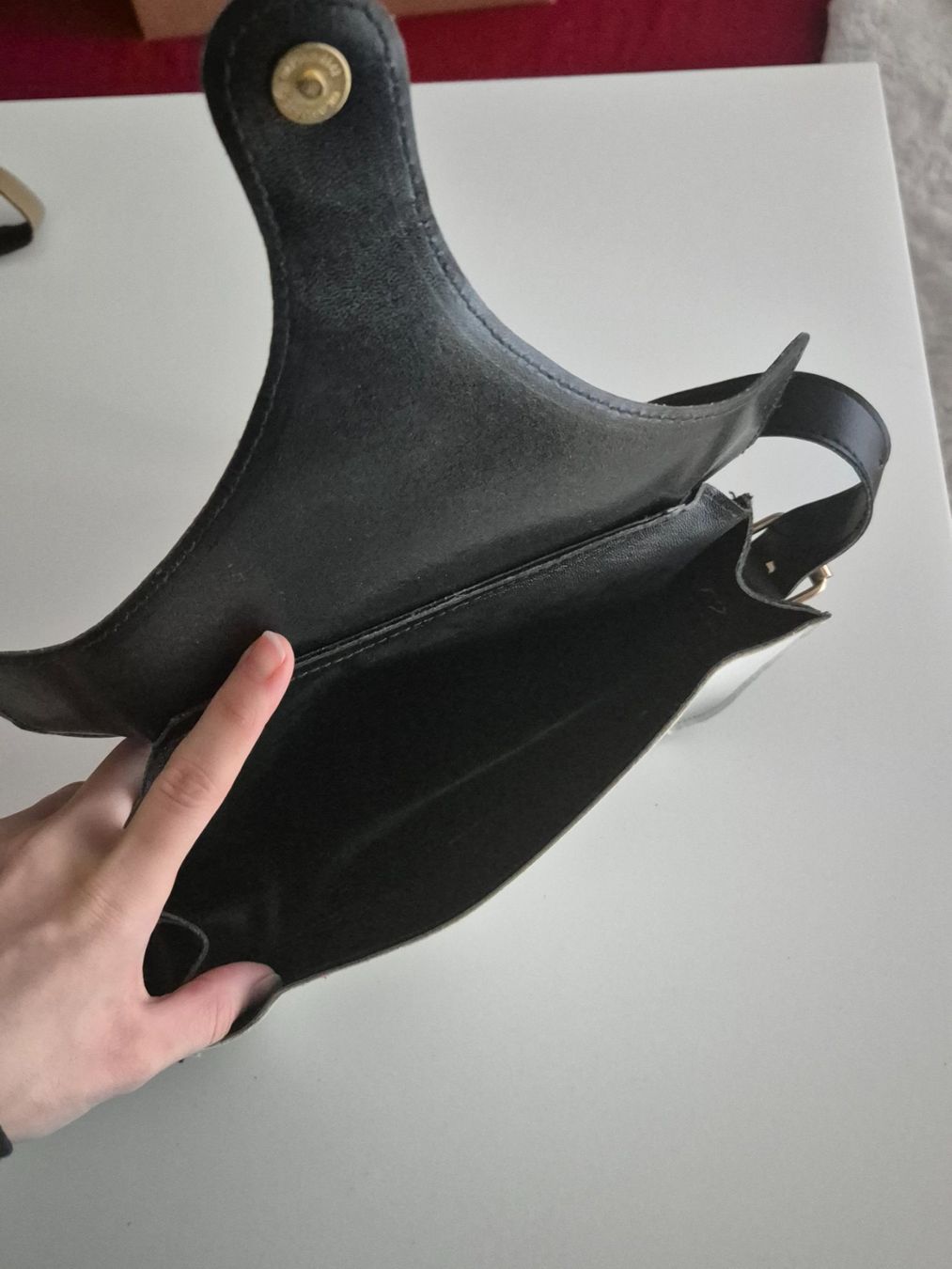 Taschen: Tasche mit Eulen/Fuchs Gesicht Schwarz – Gebraucht aus Zürich von pau_y8mv 2