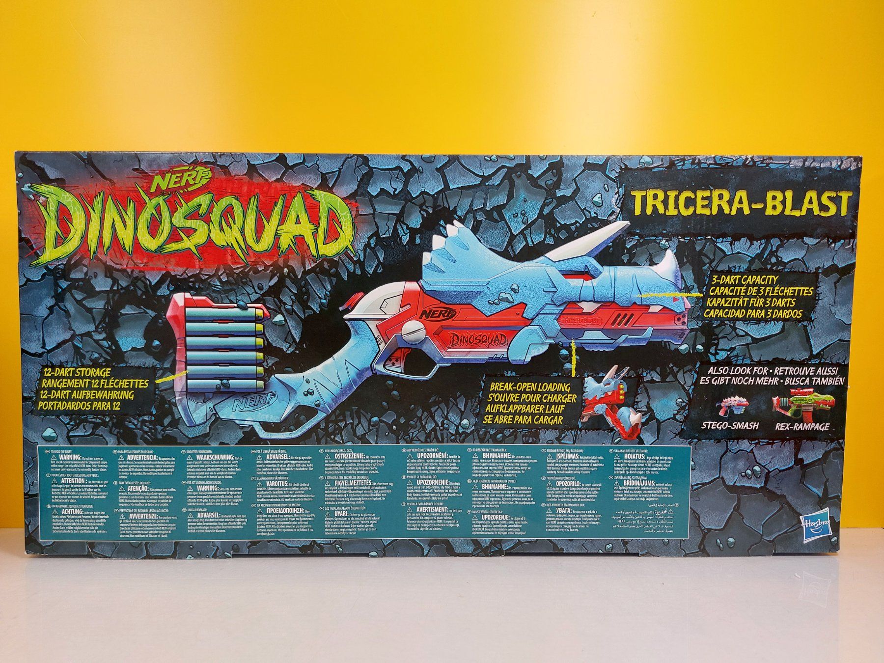 Nerf Giocattoli: NERF DINOSQUAD Tricera-Blast NEU – Nuovo e nell'imballaggio originale da St.Gallen venduto da TinasBauundSpiel 3
