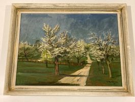 Ernest Bolens 1949 (1881-1959) Landschaftsgemälde signiert