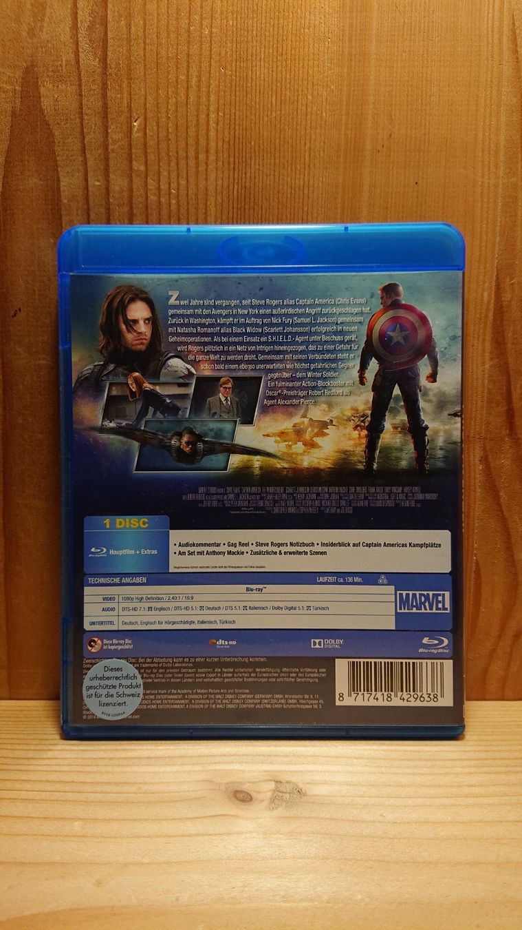Tutti i DVDs: THE RETURN OF THE FIRST AVENGER Blu-Ray – Usato da Wilderswil venduto da Exebub 1