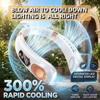 NUOVO Ventilatore da collo con 5 velocità - Nero