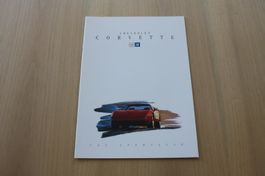 Chevrolet Corvette Prospekt 1993 Französisch
