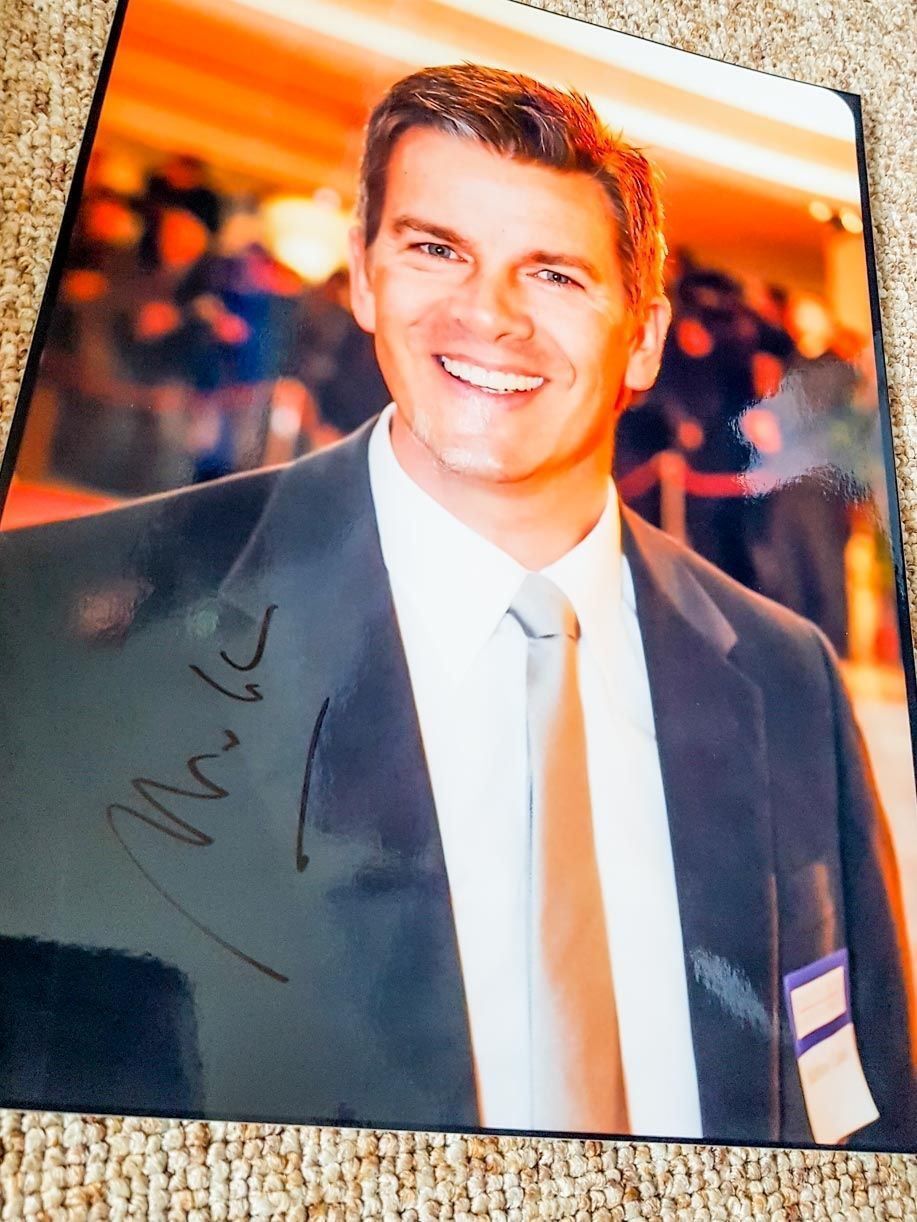 Autografi: Markus Lanz - Autogramm auf Foto – Usato da Kaisten venduto da Simpsons4