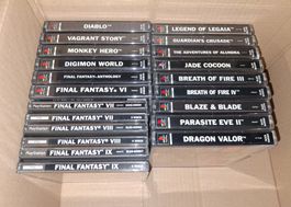 18 Playstation 1 Rollenspiele PS1 RPG Bundle alle komplett