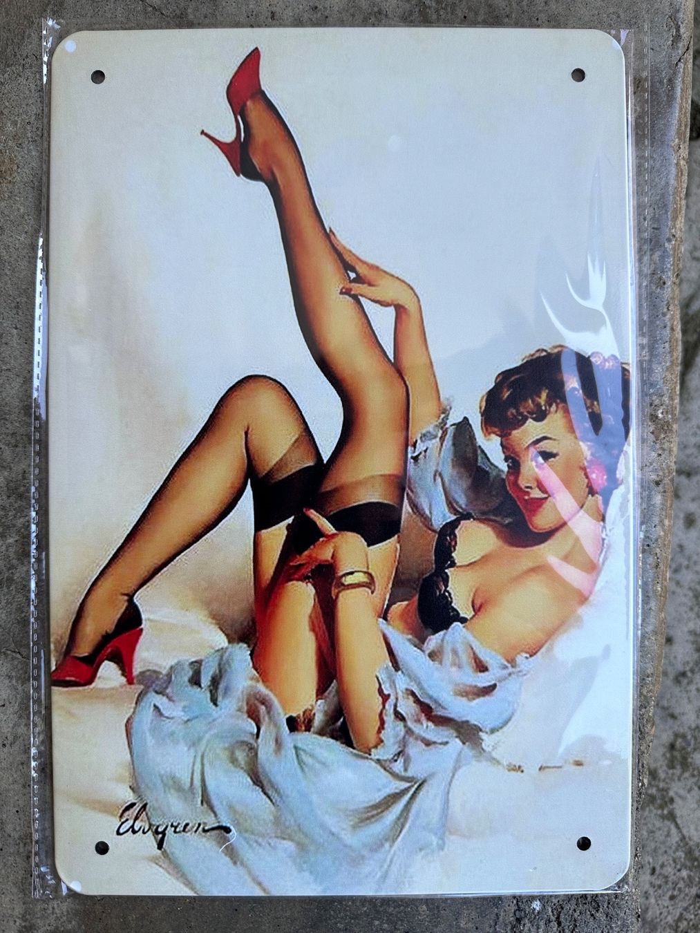 Schilder: Pin up – Neu (gemäss Beschreibung) aus Reinach AG von rares75