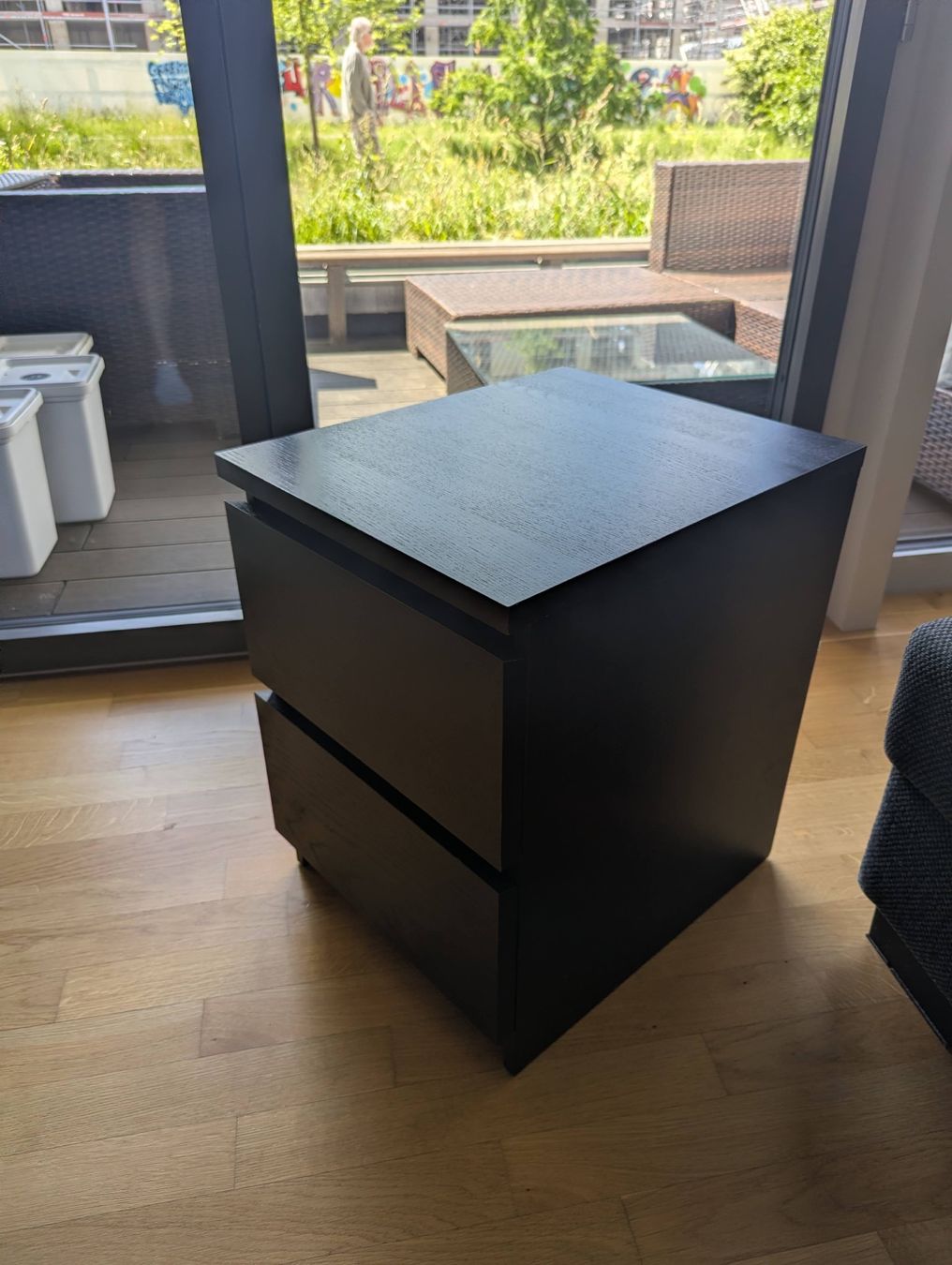 Ikea Nachttische: IKEA MALM Bedside Table Black – Gebraucht aus Schlieren von ema_smx5 3
