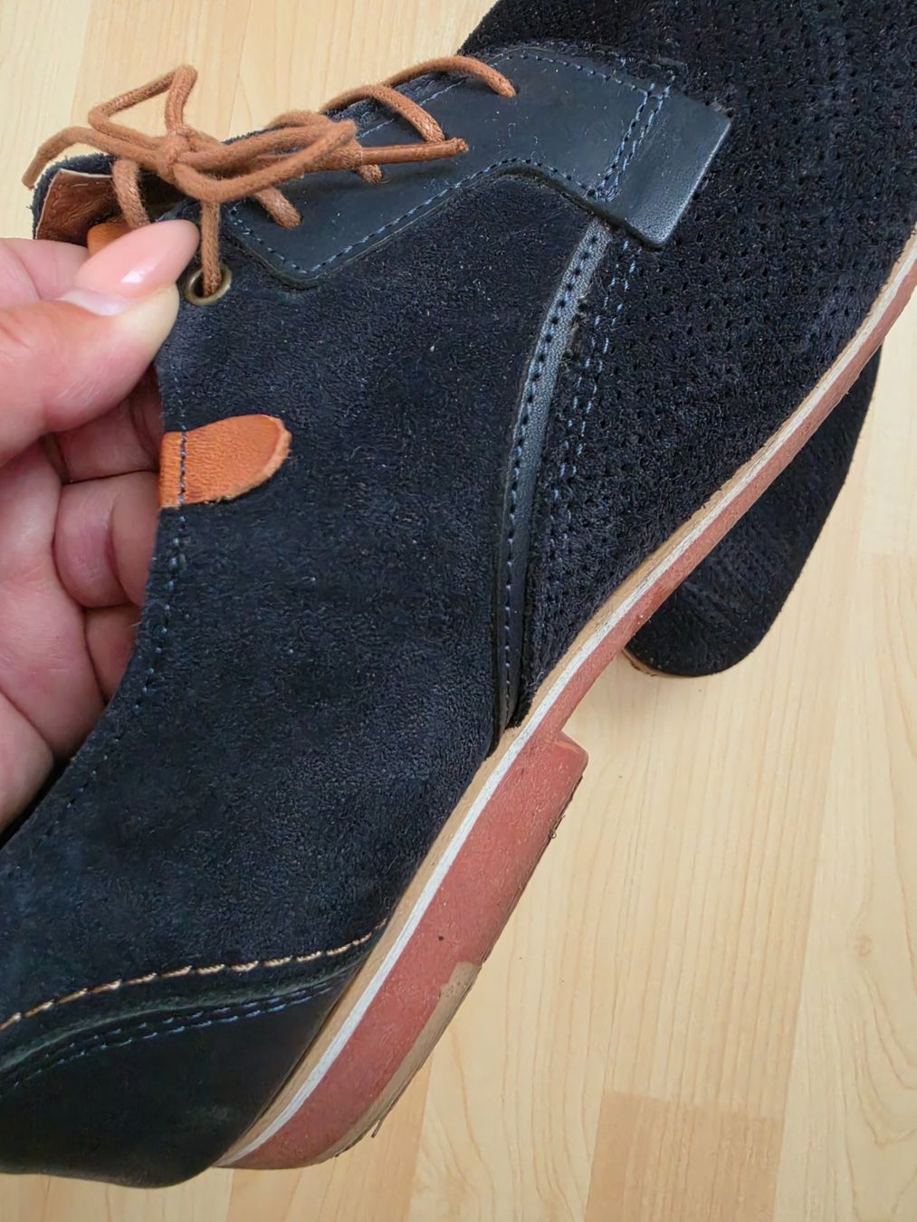 Scarpe da uomo: Herrenschuhe Echtleder Schwarz Gr. 46 – Usato da Birr venduto da V-K 2