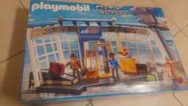 Flufhafen und Flugzeug Playmobil 9366 und 5338