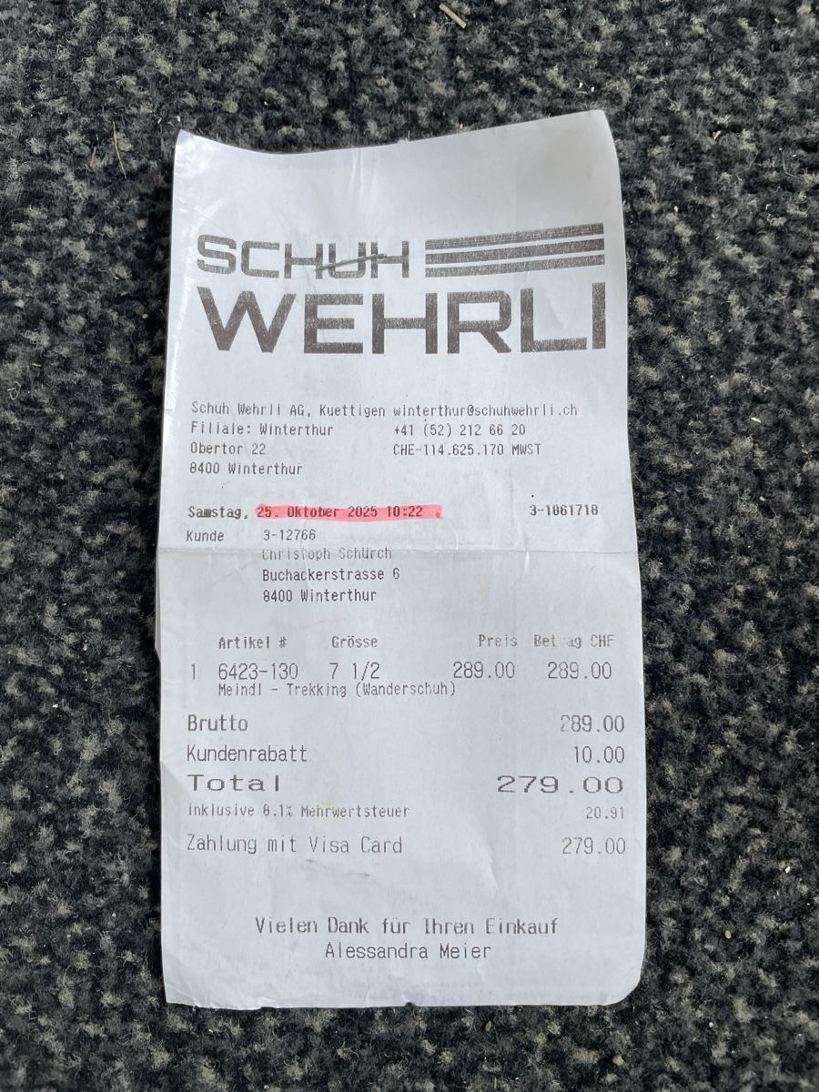 Meindl Herrenschuhe: Hochwertige Meindl Wanderschuhe – Gebraucht aus Winterthur von christoph59 2