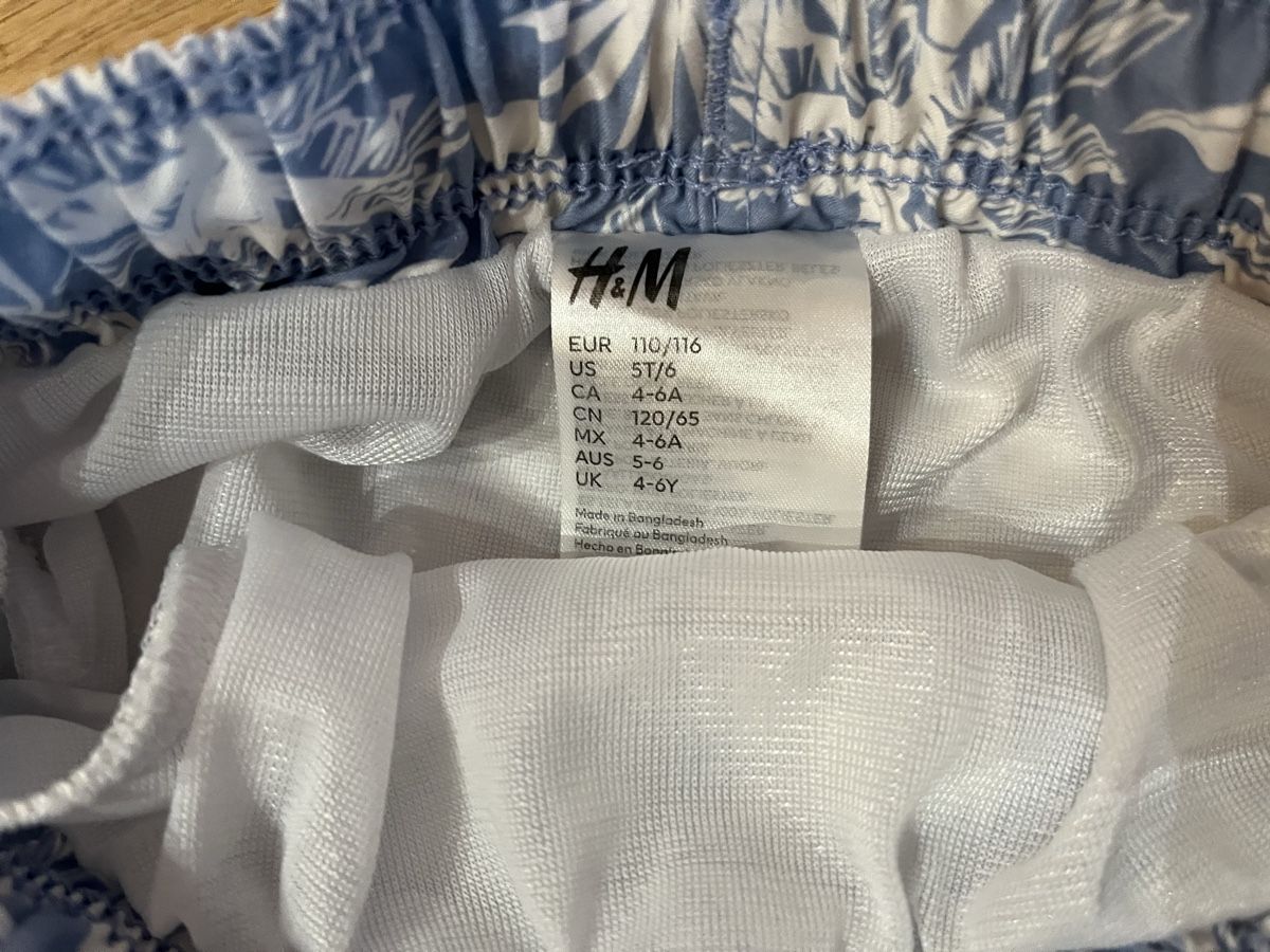 Costumi da bagno: Boys Swim Trunks Size 110/116, Palms Print – Usato da Planken venduto da R4gskL7 1