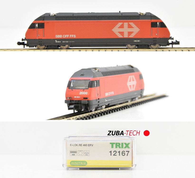 Trix 12167 Re 460 Säntis SBB Spur N GS Analog mit OVP (Gebraucht) in St ...