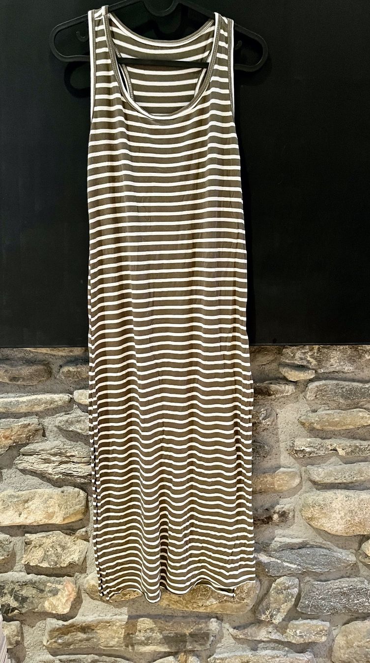 Kleider: Leichtes gestreiftes Sommerkleid, onesize – Neu (gemäss Beschreibung) aus Scharans von frischerwind 1