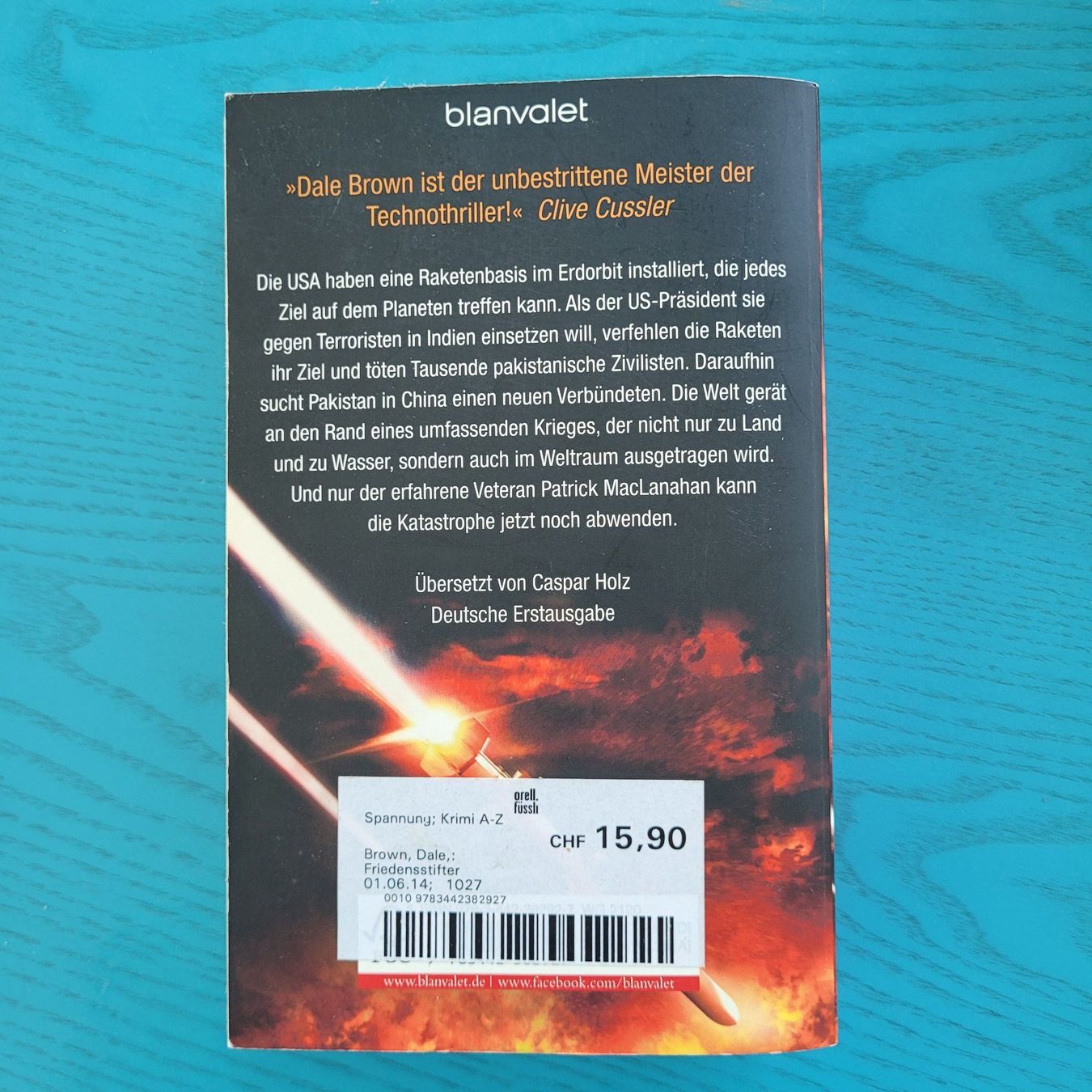 Libri: Dale Brown- Friedensstiefter – Usato da SCHÜBELBACH venduto da CoKaHa 1