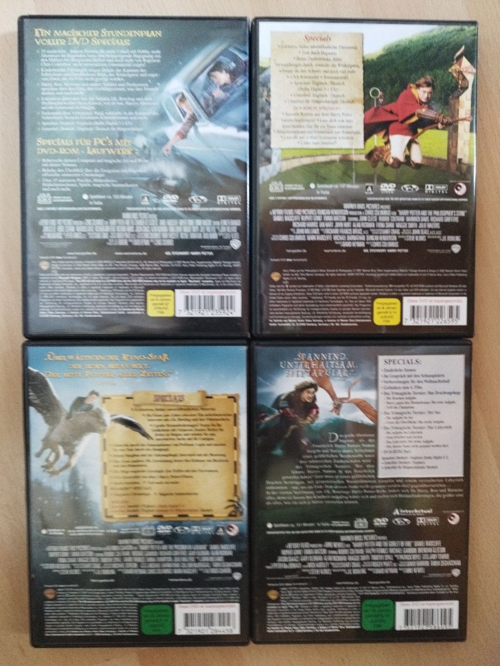 Alle DVDs: Harry Potter DVD 4er Set  – Gebraucht aus Rhäzüns von Badihuelsa 1