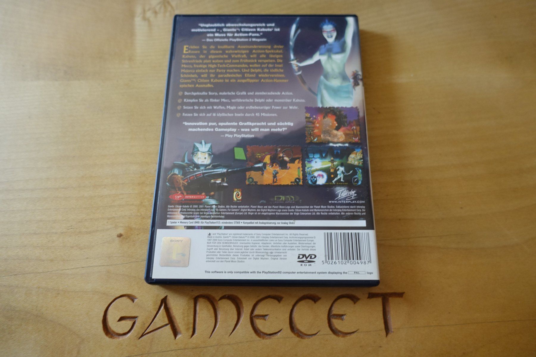Sony Giochi: Giants: Citizen Kabuto – Usato da Steinach venduto da Gamecet 2